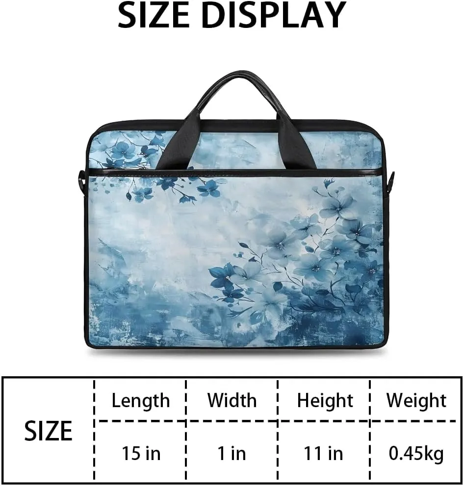 Laptop Shoulder Bag for 13-15 Inch Waterproof Laptop Sleeve Case Bag Slim Computer Carry Case Computer Cases for Laptops