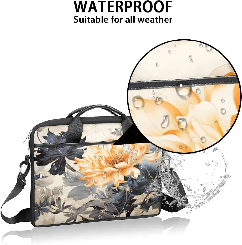 Laptop Shoulder Bag for 13-15 Inch Waterproof Laptop Sleeve Case Bag Slim Computer Carry Case Computer Cases for Laptops