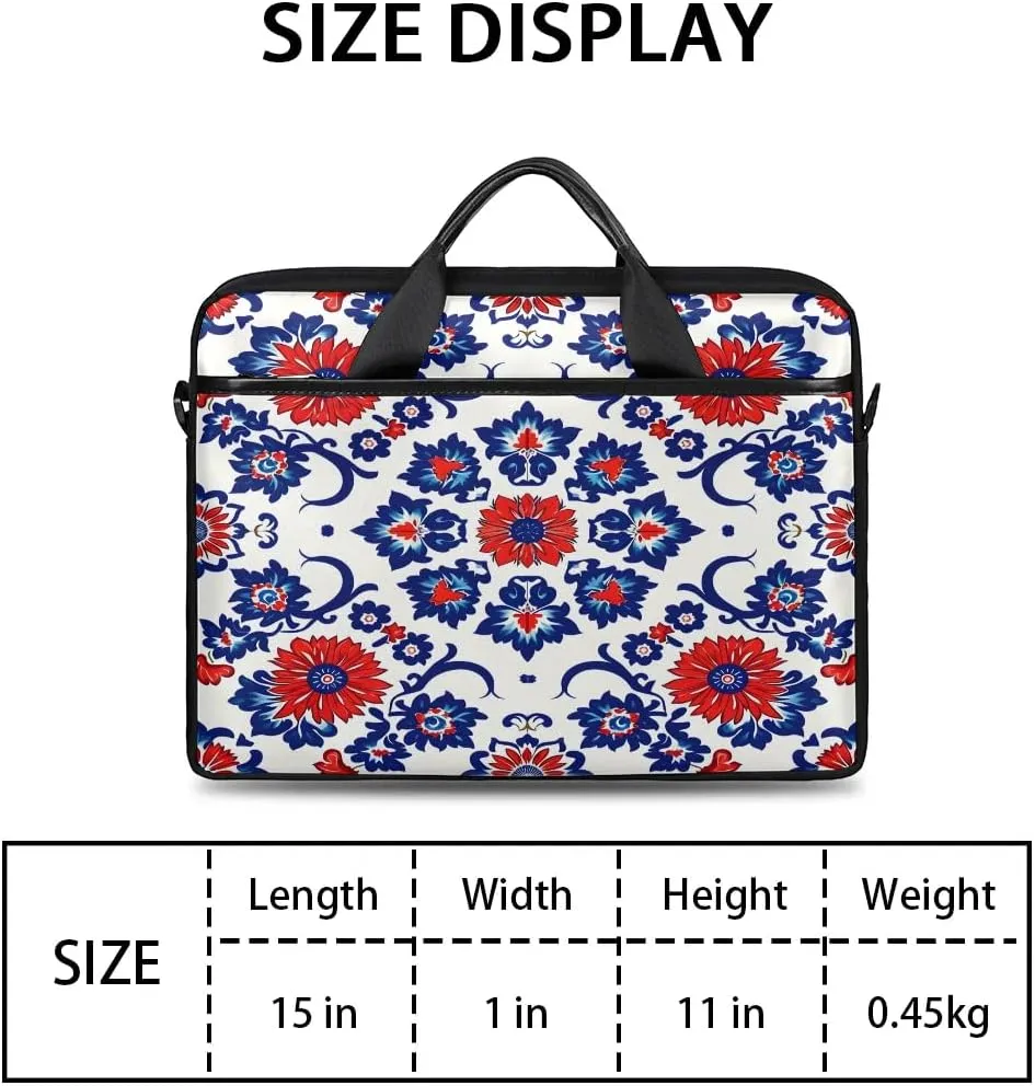 Laptop Shoulder Bag for 13-15 Inch Waterproof Laptop Sleeve Case Bag Slim Computer Carry Case Computer Cases for Laptops