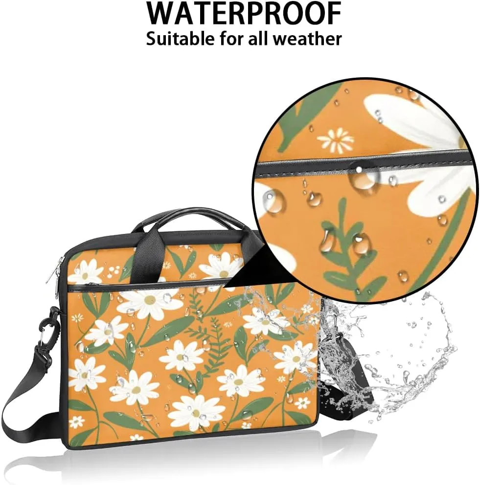 Laptop Shoulder Bag for 13-15 Inch Waterproof Laptop Sleeve Case Bag Slim Computer Carry Case Computer Cases for Laptops