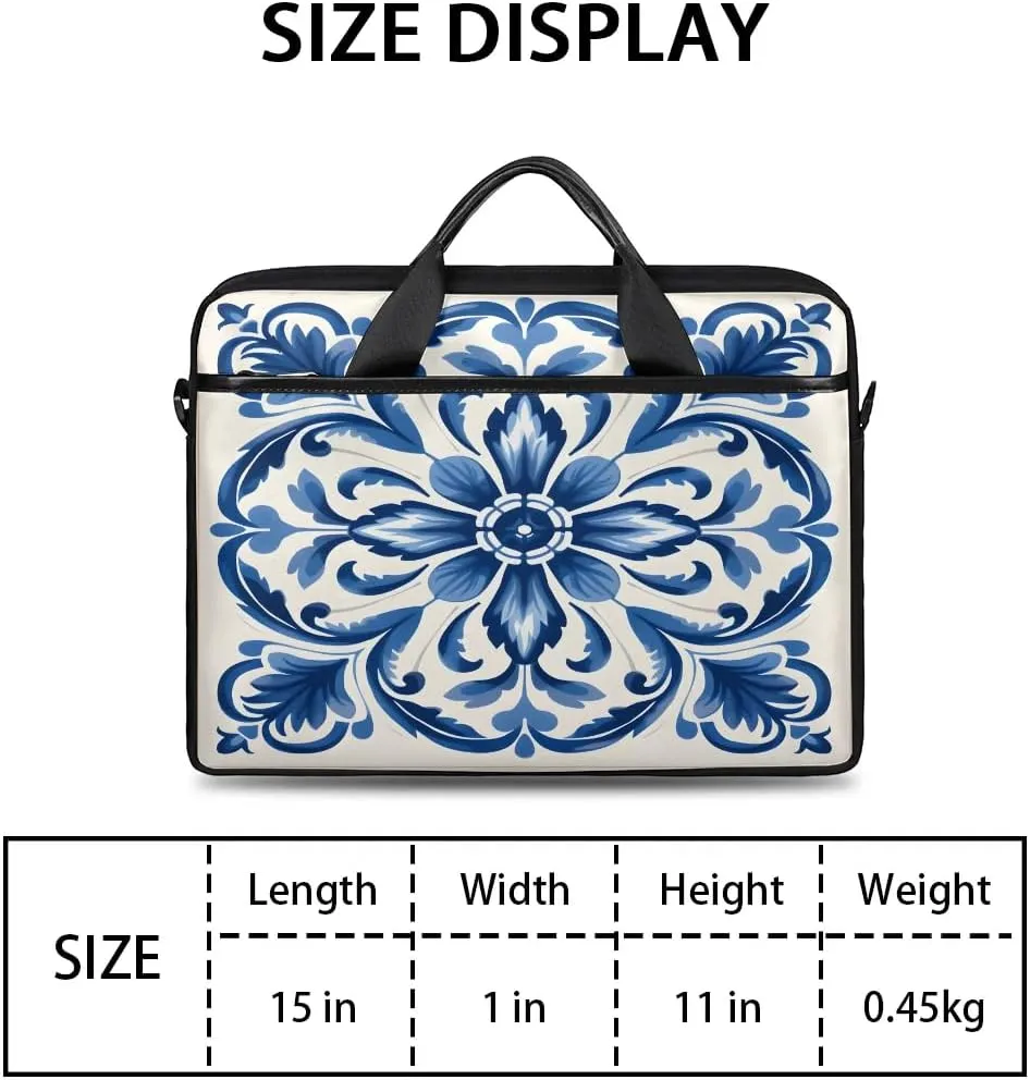 Laptop Shoulder Bag for 13-15 Inch Waterproof Laptop Sleeve Case Bag Slim Computer Carry Case Computer Cases for Laptops