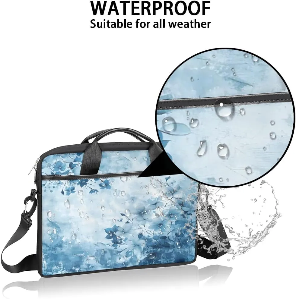 Laptop Shoulder Bag for 13-15 Inch Waterproof Laptop Sleeve Case Bag Slim Computer Carry Case Computer Cases for Laptops