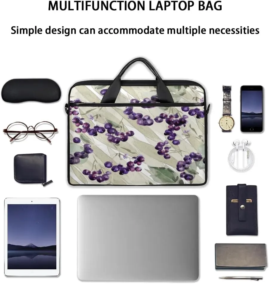 Laptop Shoulder Bag for 13-15 Inch Waterproof Laptop Sleeve Case Bag Slim Computer Carry Case Computer Cases for Laptops