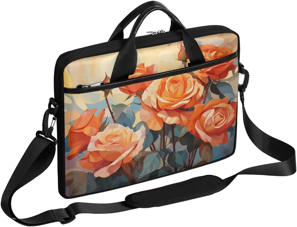 Laptop Shoulder Bag for 13-15 Inch Waterproof Laptop Sleeve Case Bag Slim Computer Carry Case Computer Cases for Laptops