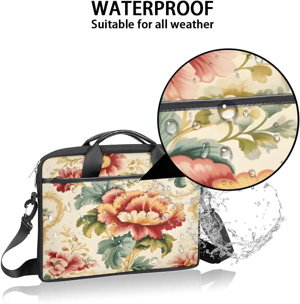 Laptop Shoulder Bag for 13-15 Inch Waterproof Laptop Sleeve Case Bag Slim Computer Carry Case Computer Cases for Laptops
