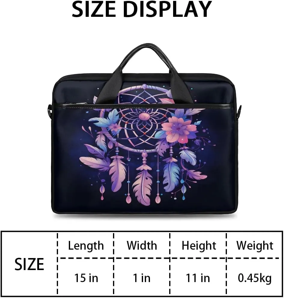 Laptop Shoulder Bag for 13-15 Inch Waterproof Laptop Sleeve Case Bag Slim Computer Carry Case Computer Cases for Laptops