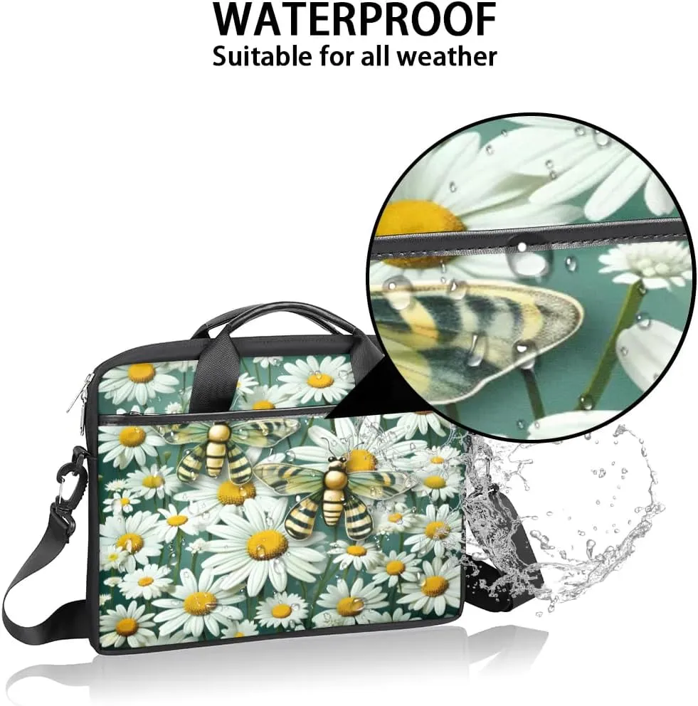 Laptop Shoulder Bag for 13-15 Inch Waterproof Laptop Sleeve Case Bag Slim Computer Carry Case Computer Cases for Laptops