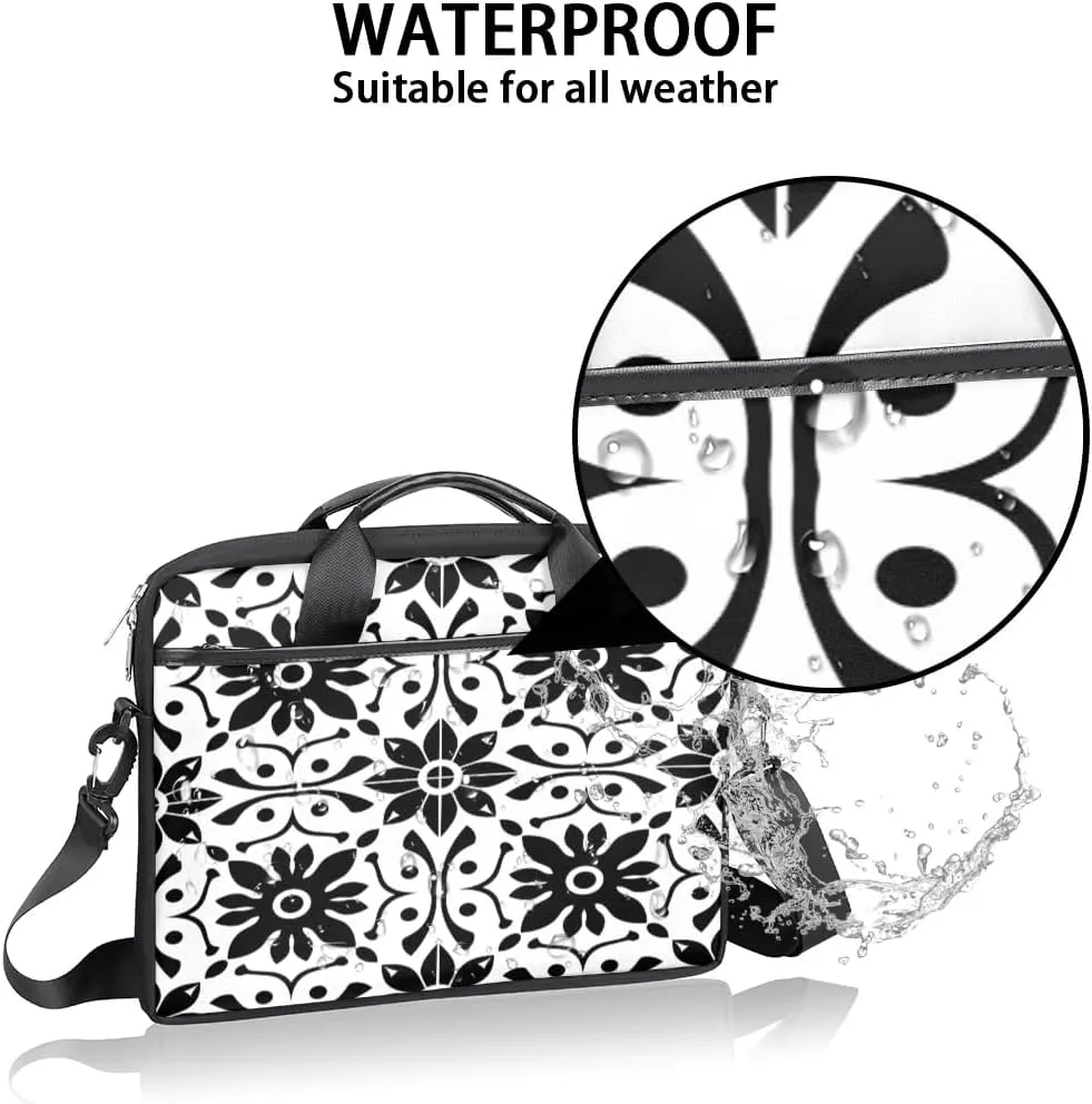 Laptop Shoulder Bag for 13-15 Inch Waterproof Laptop Sleeve Case Bag Slim Computer Carry Case Computer Cases for Laptops