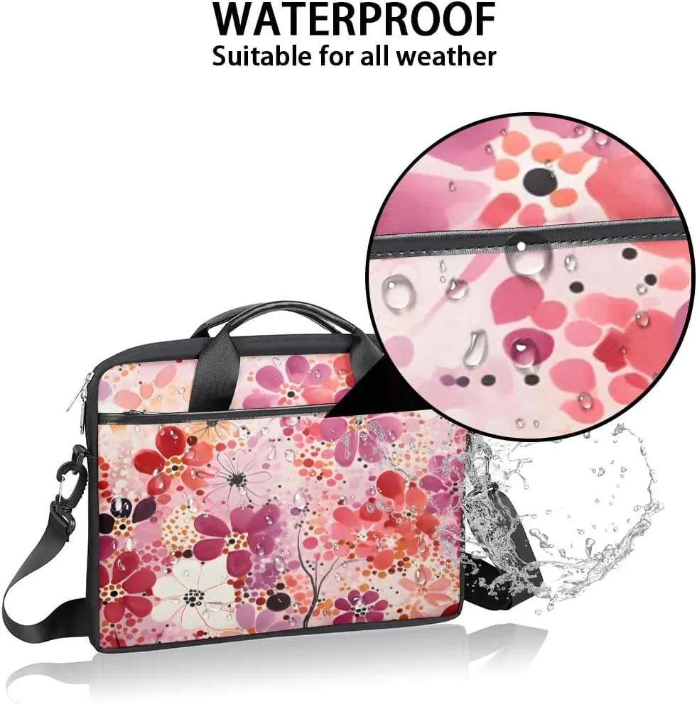 Laptop Shoulder Bag for 13-15 Inch Waterproof Laptop Sleeve Case Bag Slim Computer Carry Case Computer Cases for Laptops