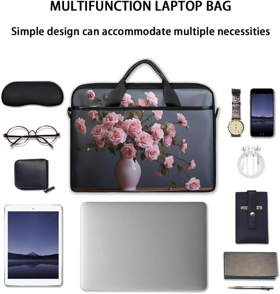 Laptop Shoulder Bag for 13-15 Inch Waterproof Laptop Sleeve Case Bag Slim Computer Carry Case Computer Cases for Laptops