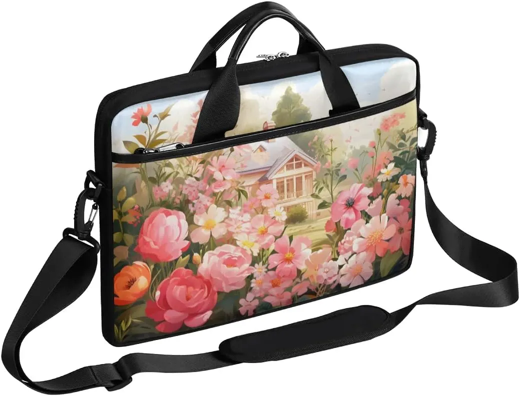 Laptop Shoulder Bag for 13-15 Inch Waterproof Laptop Sleeve Case Bag Slim Computer Carry Case Computer Cases for Laptops