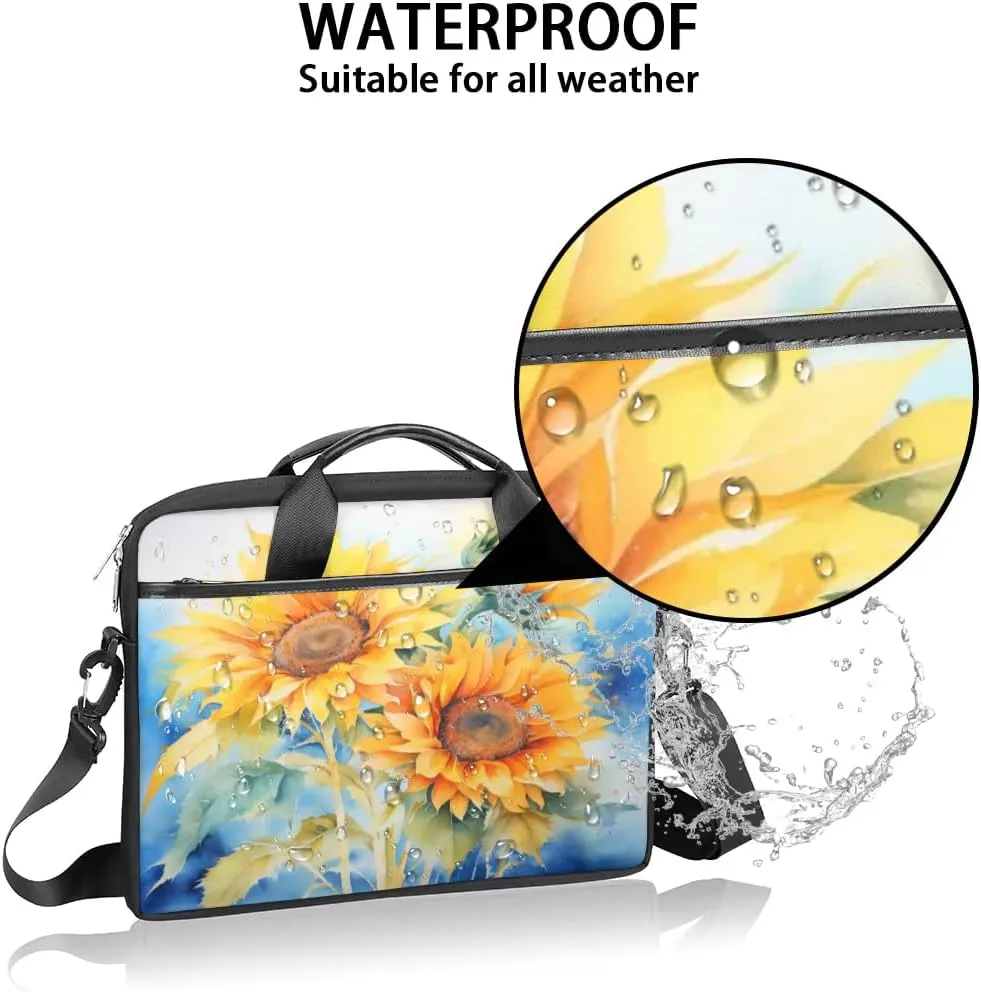 Laptop Shoulder Bag for 13-15 Inch Waterproof Laptop Sleeve Case Bag Slim Computer Carry Case Computer Cases for Laptops