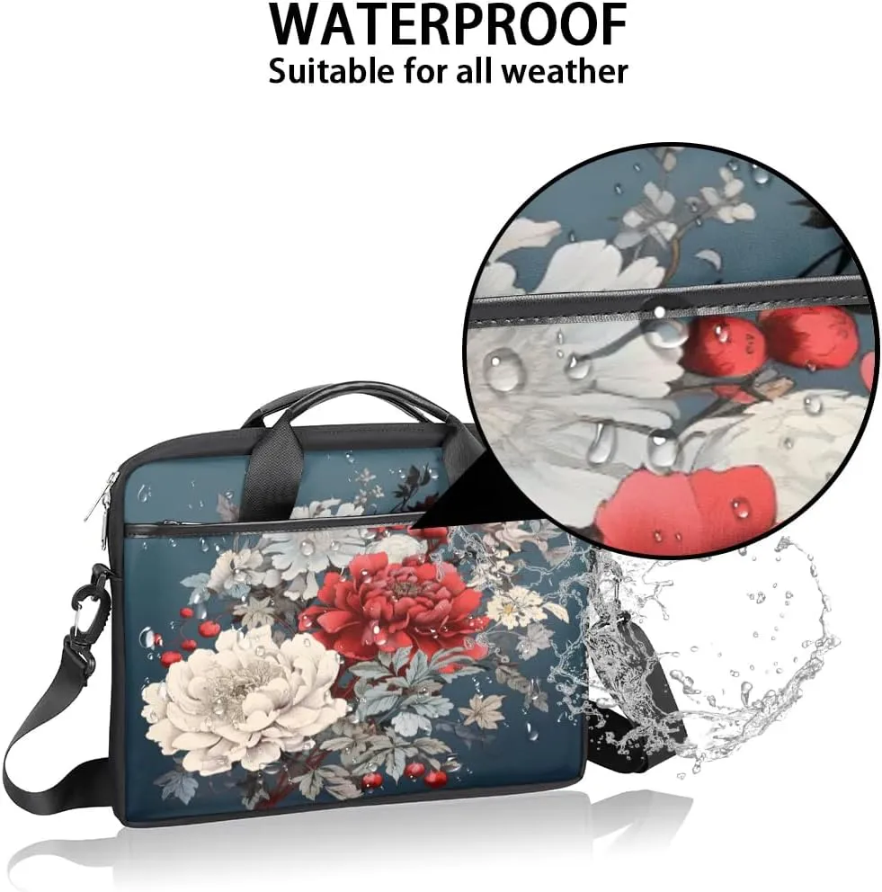 Laptop Shoulder Bag for 13-15 Inch Waterproof Laptop Sleeve Case Bag Slim Computer Carry Case Computer Cases for Laptops