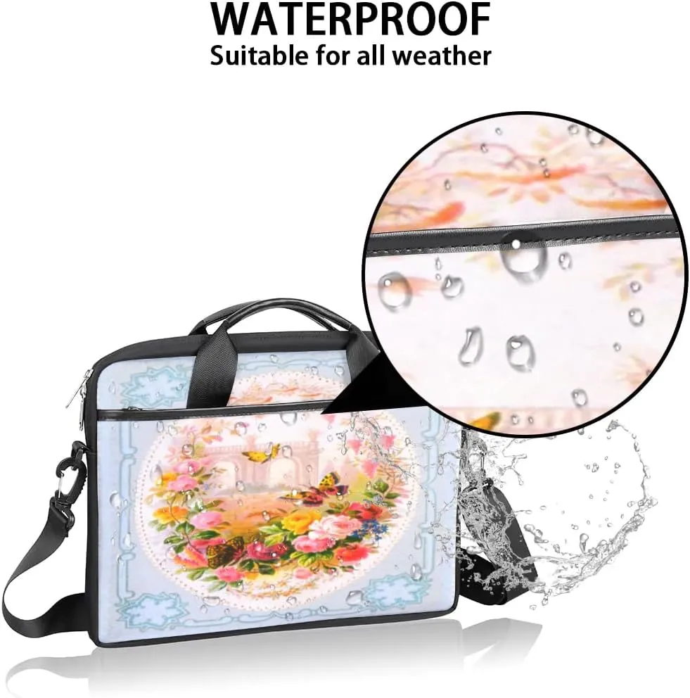 Laptop Shoulder Bag for 13-15 Inch Waterproof Laptop Sleeve Case Bag Slim Computer Carry Case Computer Cases for Laptops