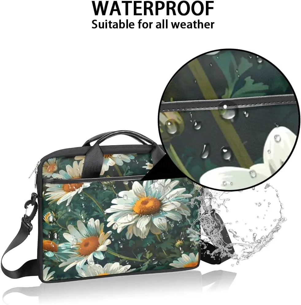 Laptop Shoulder Bag for 13-15 Inch Waterproof Laptop Sleeve Case Bag Slim Computer Carry Case Computer Cases for Laptops