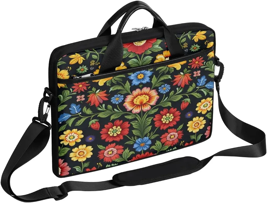 Laptop Shoulder Bag for 13-15 Inch Waterproof Laptop Sleeve Case Bag Slim Computer Carry Case Computer Cases for Laptops