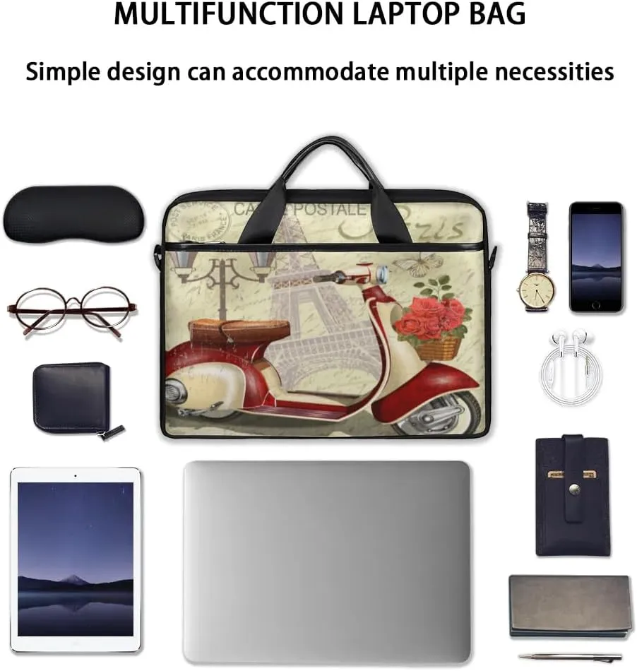 Laptop Shoulder Bag for 13-15 Inch Waterproof Laptop Sleeve Case Bag Slim Computer Carry Case Computer Cases for Laptops