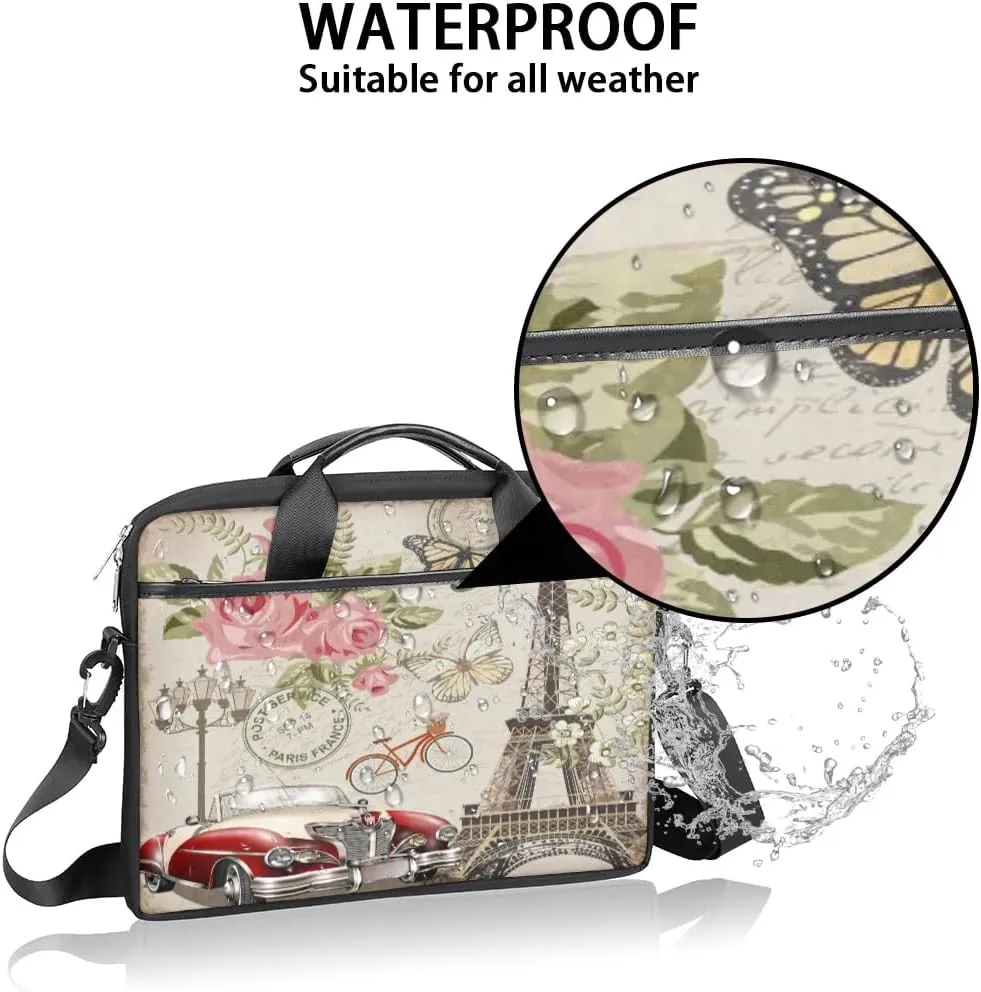 Laptop Shoulder Bag for 13-15 Inch Waterproof Laptop Sleeve Case Bag Slim Computer Carry Case Computer Cases for Laptops