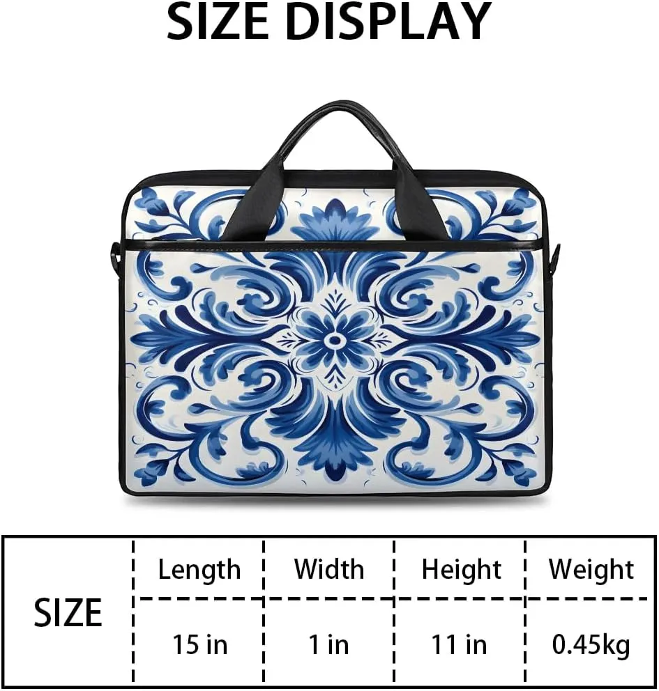 Laptop Shoulder Bag for 13-15 Inch Waterproof Laptop Sleeve Case Bag Slim Computer Carry Case Computer Cases for Laptops