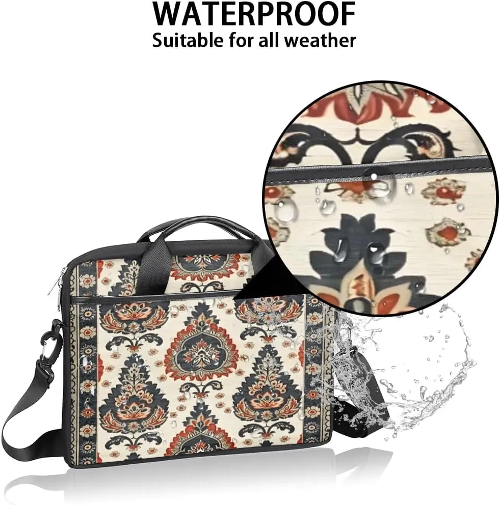 Laptop Shoulder Bag for 13-15 Inch Waterproof Laptop Sleeve Case Bag Slim Computer Carry Case Computer Cases for Laptops