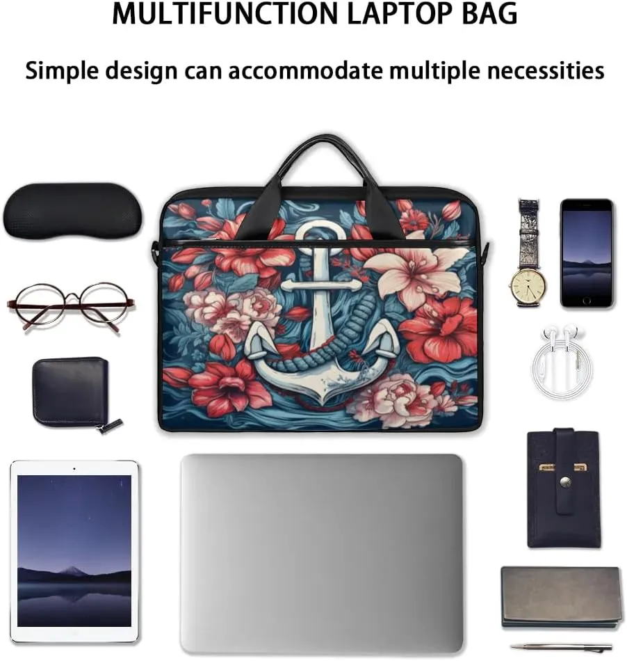 Laptop Shoulder Bag for 13-15 Inch Waterproof Laptop Sleeve Case Bag Slim Computer Carry Case Computer Cases for Laptops