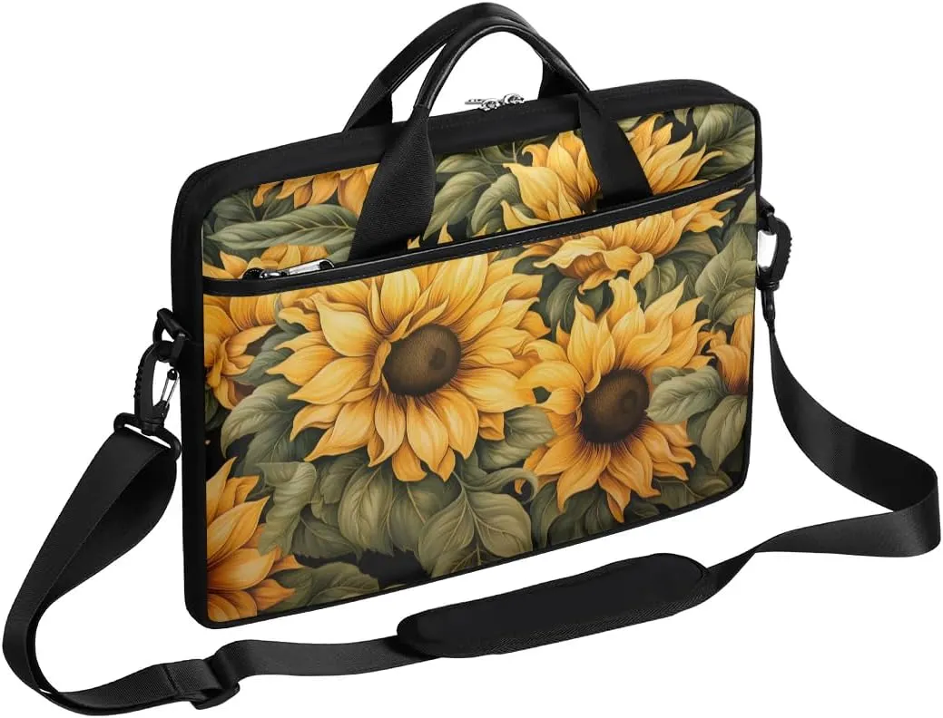 Laptop Shoulder Bag for 13-15 Inch Waterproof Laptop Sleeve Case Bag Slim Computer Carry Case Computer Cases for Laptops