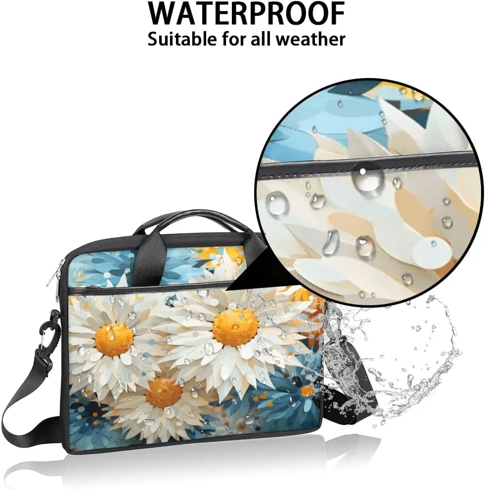 Laptop Shoulder Bag for 13-15 Inch Waterproof Laptop Sleeve Case Bag Slim Computer Carry Case Computer Cases for Laptops