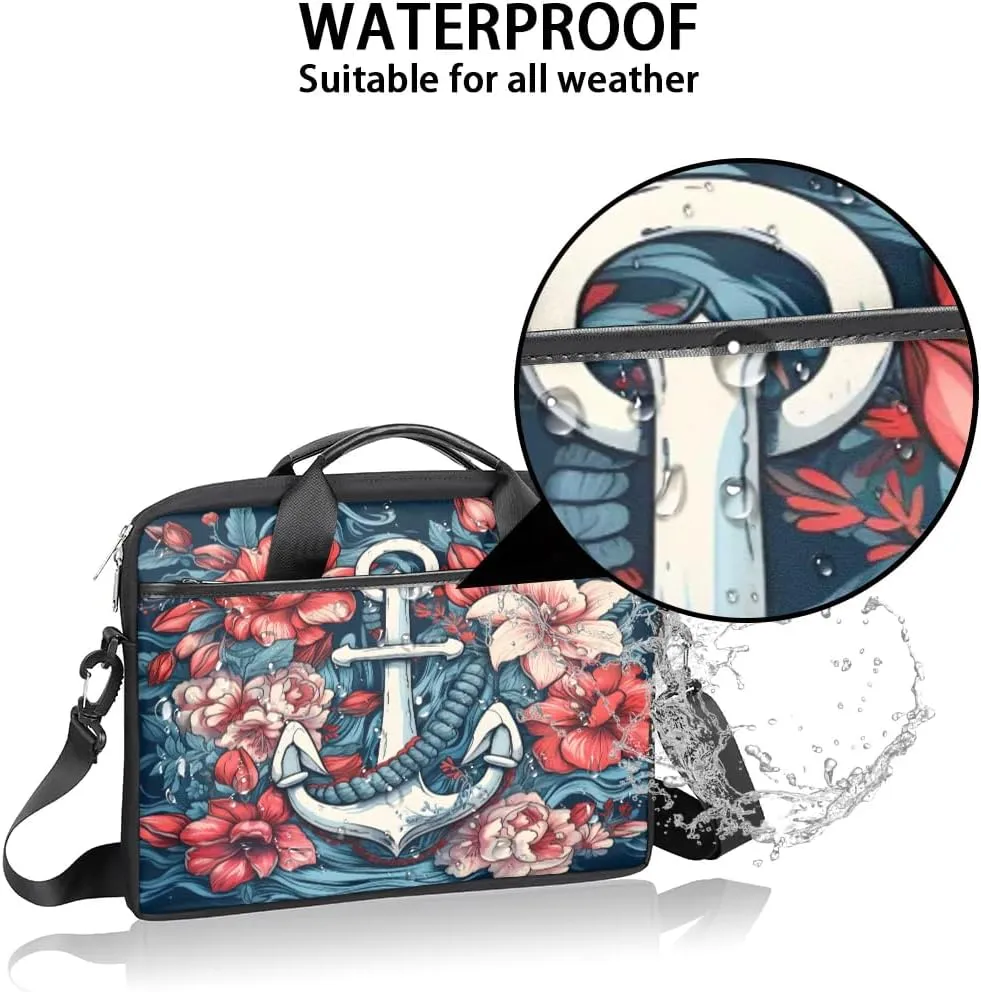 Laptop Shoulder Bag for 13-15 Inch Waterproof Laptop Sleeve Case Bag Slim Computer Carry Case Computer Cases for Laptops