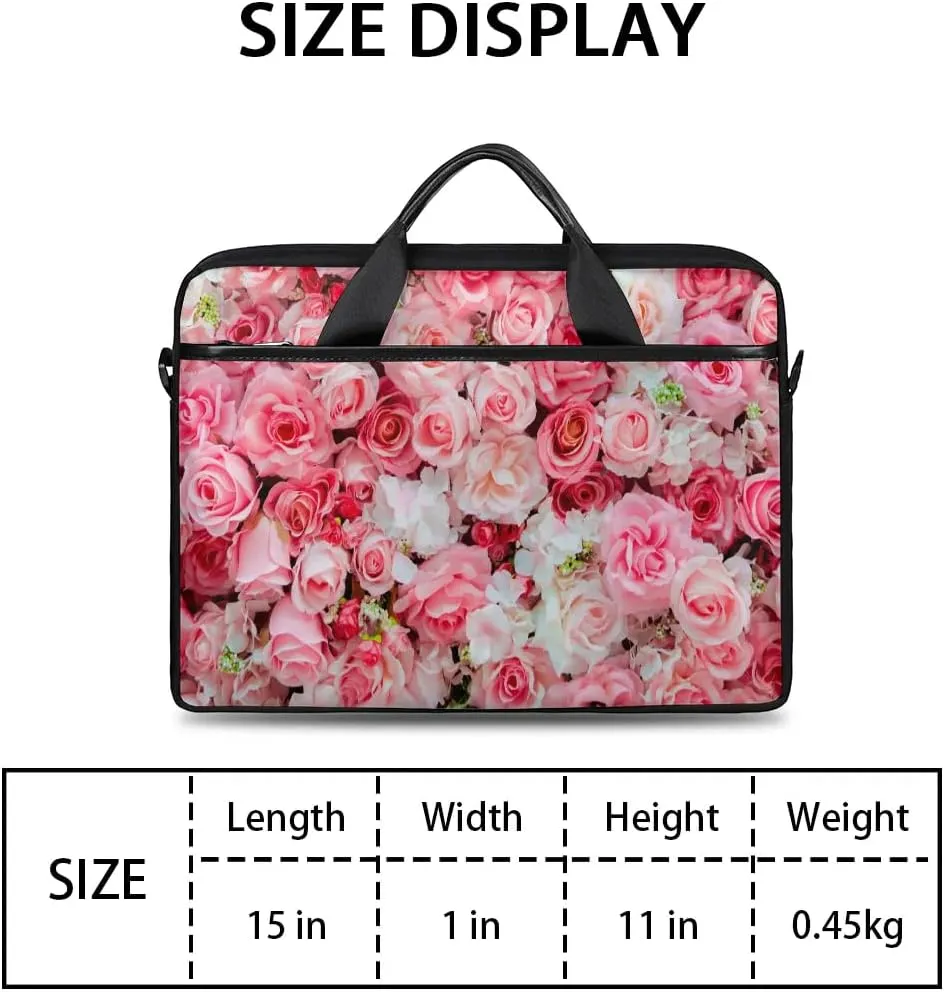 Laptop Shoulder Bag for 13-15 Inch Waterproof Laptop Sleeve Case Bag Slim Computer Carry Case Computer Cases for Laptops