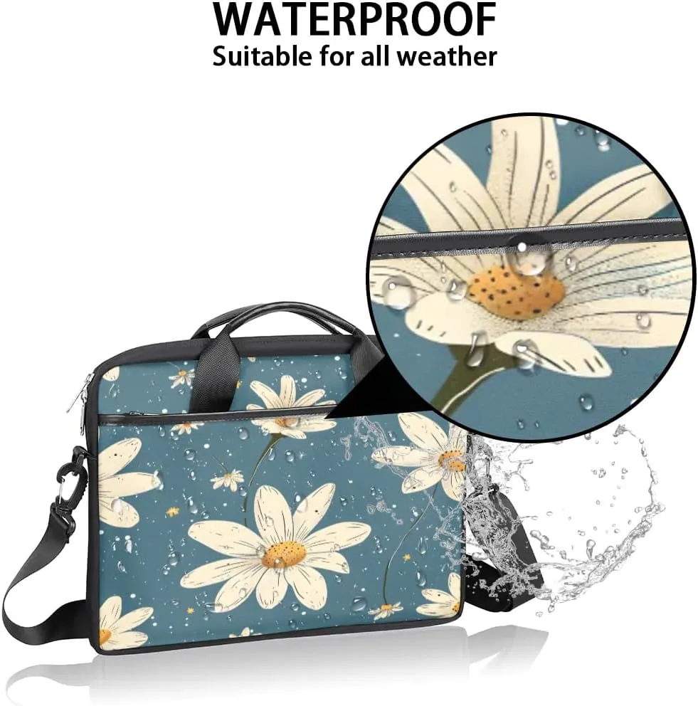 Laptop Shoulder Bag for 13-15 Inch Waterproof Laptop Sleeve Case Bag Slim Computer Carry Case Computer Cases for Laptops