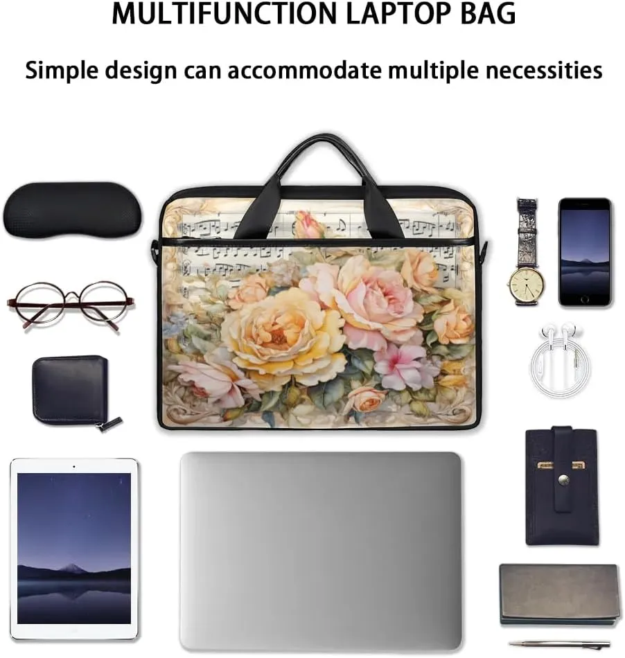Laptop Shoulder Bag for 13-15 Inch Waterproof Laptop Sleeve Case Bag Slim Computer Carry Case Computer Cases for Laptops