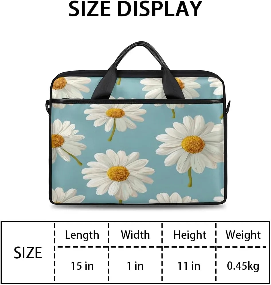 Laptop Shoulder Bag for 13-15 Inch Waterproof Laptop Sleeve Case Bag Slim Computer Carry Case Computer Cases for Laptops