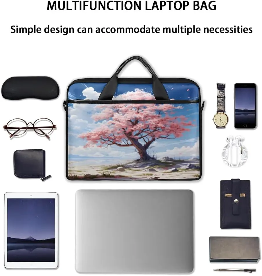Laptop Shoulder Bag for 13-15 Inch Waterproof Laptop Sleeve Case Bag Slim Computer Carry Case Computer Cases for Laptops