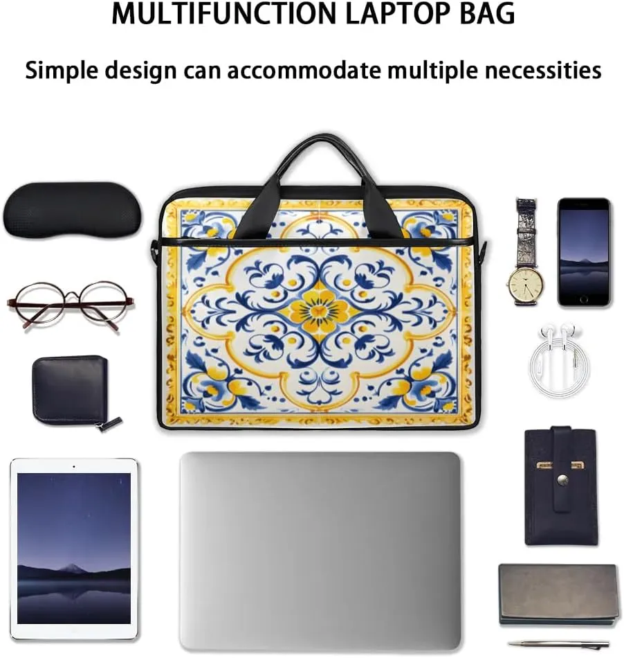 Laptop Shoulder Bag for 13-15 Inch Waterproof Laptop Sleeve Case Bag Slim Computer Carry Case Computer Cases for Laptops