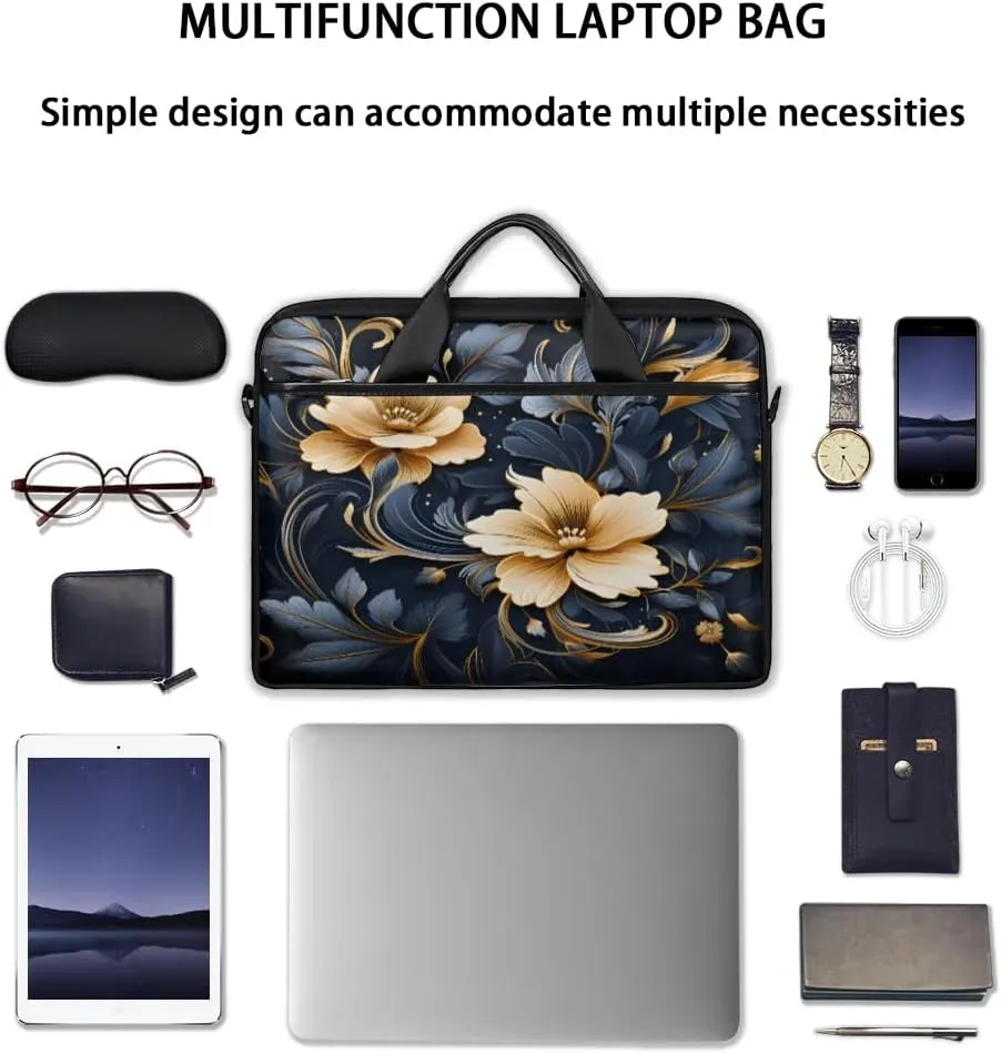 Laptop Shoulder Bag for 13-15 Inch Waterproof Laptop Sleeve Case Bag Slim Computer Carry Case Computer Cases for Laptops