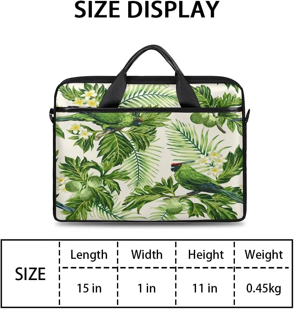 Laptop Shoulder Bag for 13-15 Inch Waterproof Laptop Sleeve Case Bag Slim Computer Carry Case Computer Cases for Laptops