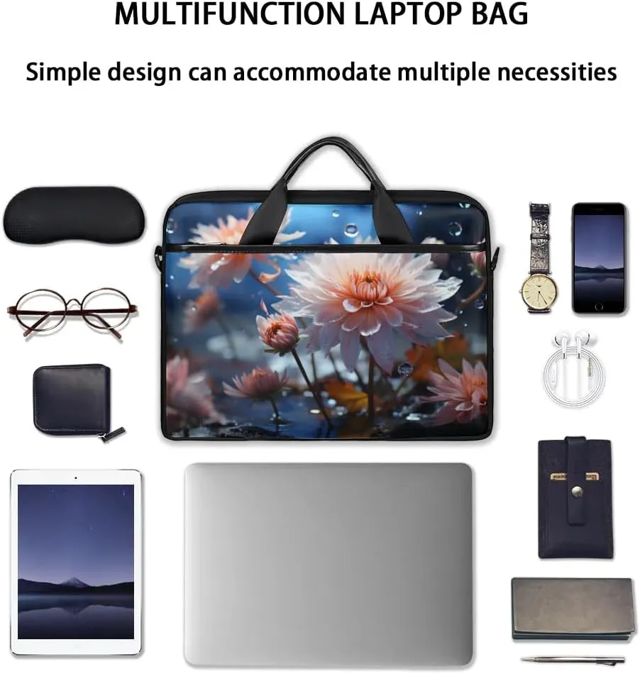 Laptop Shoulder Bag for 13-15 Inch Waterproof Laptop Sleeve Case Bag Slim Computer Carry Case Computer Cases for Laptops