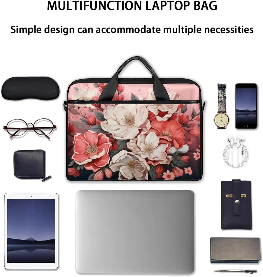 Laptop Shoulder Bag for 13-15 Inch Waterproof Laptop Sleeve Case Bag Slim Computer Carry Case Computer Cases for Laptops
