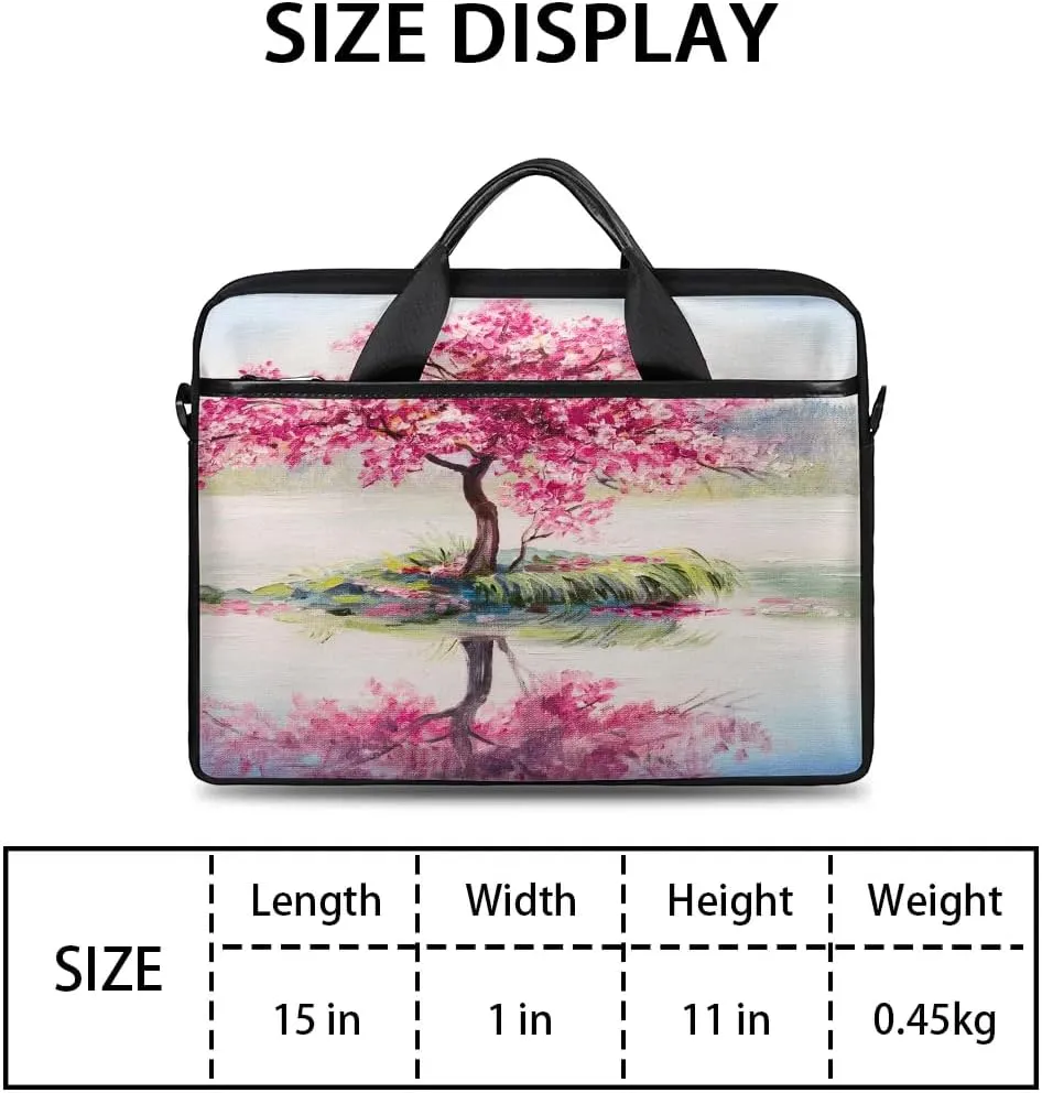 Laptop Shoulder Bag for 13-15 Inch Waterproof Laptop Sleeve Case Bag Slim Computer Carry Case Computer Cases for Laptops