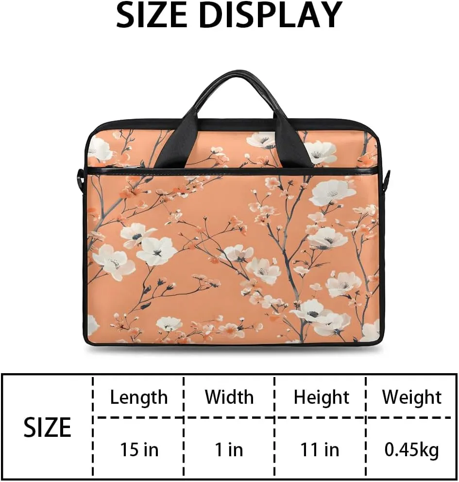 Laptop Shoulder Bag for 13-15 Inch Waterproof Laptop Sleeve Case Bag Slim Computer Carry Case Computer Cases for Laptops