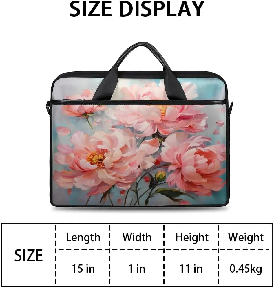 Laptop Shoulder Bag for 13-15 Inch Waterproof Laptop Sleeve Case Bag Slim Computer Carry Case Computer Cases for Laptops
