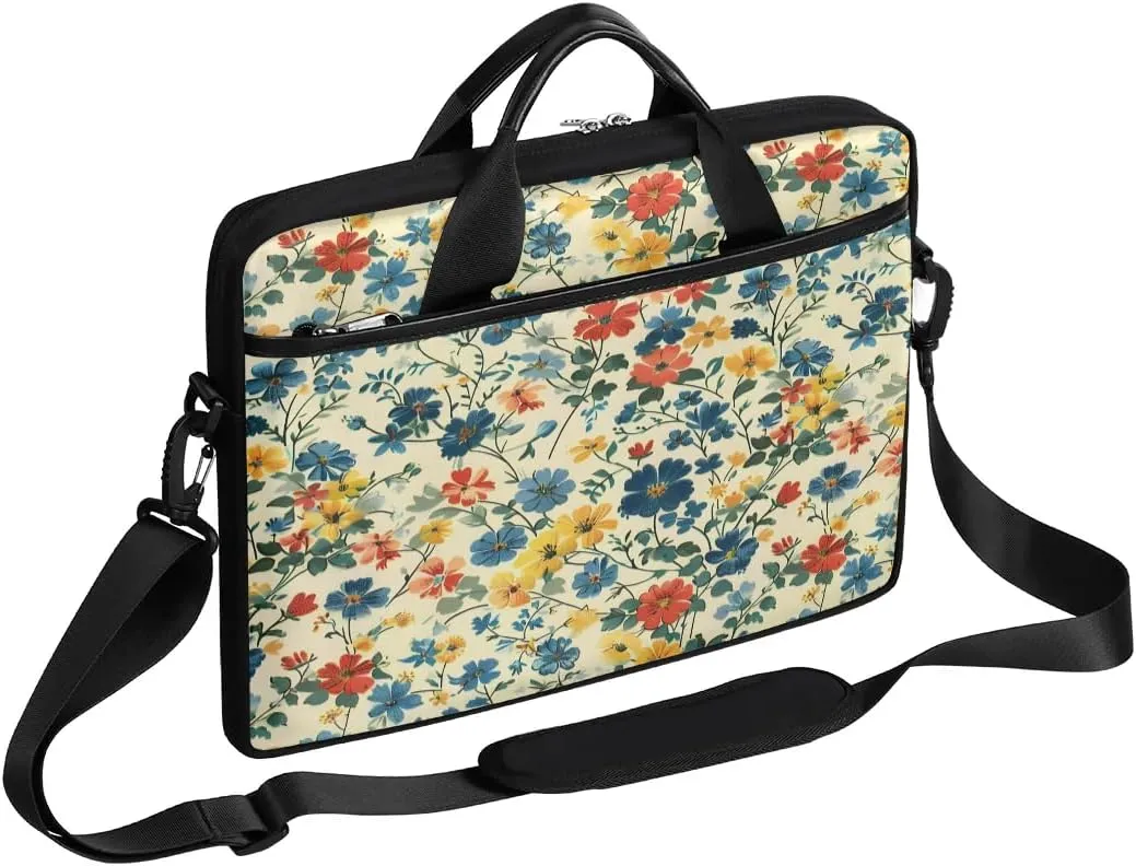 Laptop Shoulder Bag for 13-15 Inch Waterproof Laptop Sleeve Case Bag Slim Computer Carry Case Computer Cases for Laptops