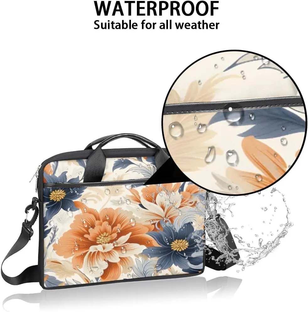 Laptop Shoulder Bag for 13-15 Inch Waterproof Laptop Sleeve Case Bag Slim Computer Carry Case Computer Cases for Laptops
