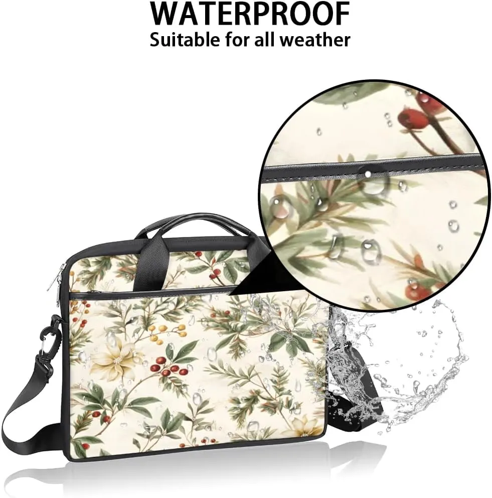 Laptop Shoulder Bag for 13-15 Inch Waterproof Laptop Sleeve Case Bag Slim Computer Carry Case Computer Cases for Laptops
