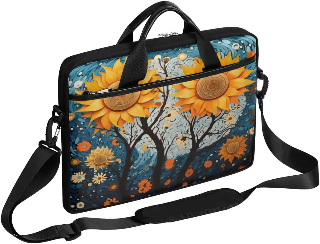 Laptop Shoulder Bag for 13-15 Inch Waterproof Laptop Sleeve Case Bag Slim Computer Carry Case Computer Cases for Laptops