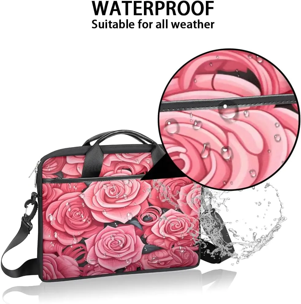 Laptop Shoulder Bag for 13-15 Inch Waterproof Laptop Sleeve Case Bag Slim Computer Carry Case Computer Cases for Laptops