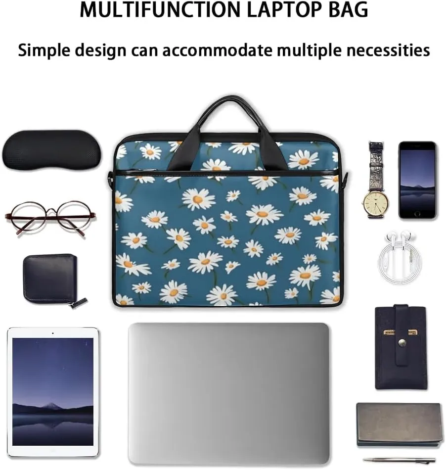 Laptop Shoulder Bag for 13-15 Inch Waterproof Laptop Sleeve Case Bag Slim Computer Carry Case Computer Cases for Laptops