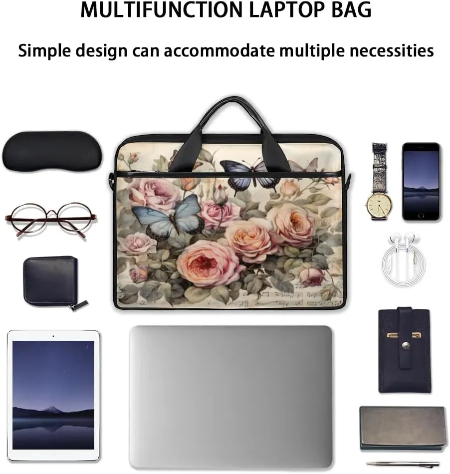 Laptop Shoulder Bag for 13-15 Inch Waterproof Laptop Sleeve Case Bag Slim Computer Carry Case Computer Cases for Laptops