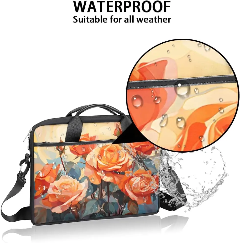Laptop Shoulder Bag for 13-15 Inch Waterproof Laptop Sleeve Case Bag Slim Computer Carry Case Computer Cases for Laptops
