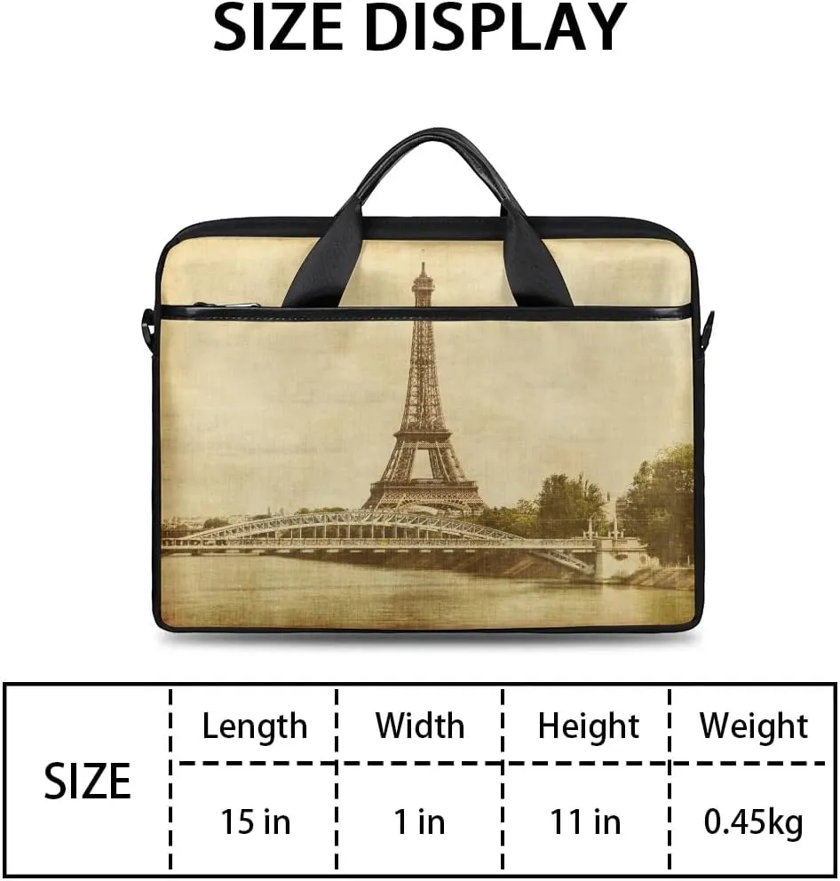 Laptop Shoulder Bag for 13-15 Inch Waterproof Laptop Sleeve Case Bag Slim Computer Carry Case Computer Cases for Laptops
